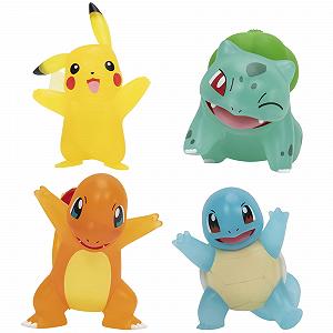 Фигурки для битв Pokémon Select PKW2798, набор из 4, прозрачные, 7,5 см, разноцветные - Фото 1