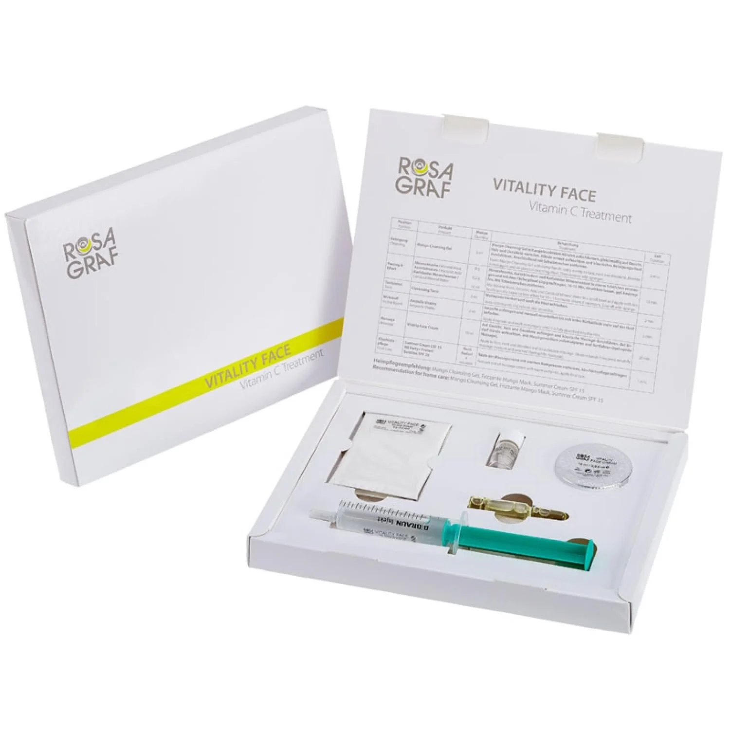 Набір для догляду за обличчям Rosa Graf Vitality Face Vitamin C Treatment, фото №1 Набір для догляду за обличчям Rosa Graf Vitality Face Vitamin C Treatment, фото №1
