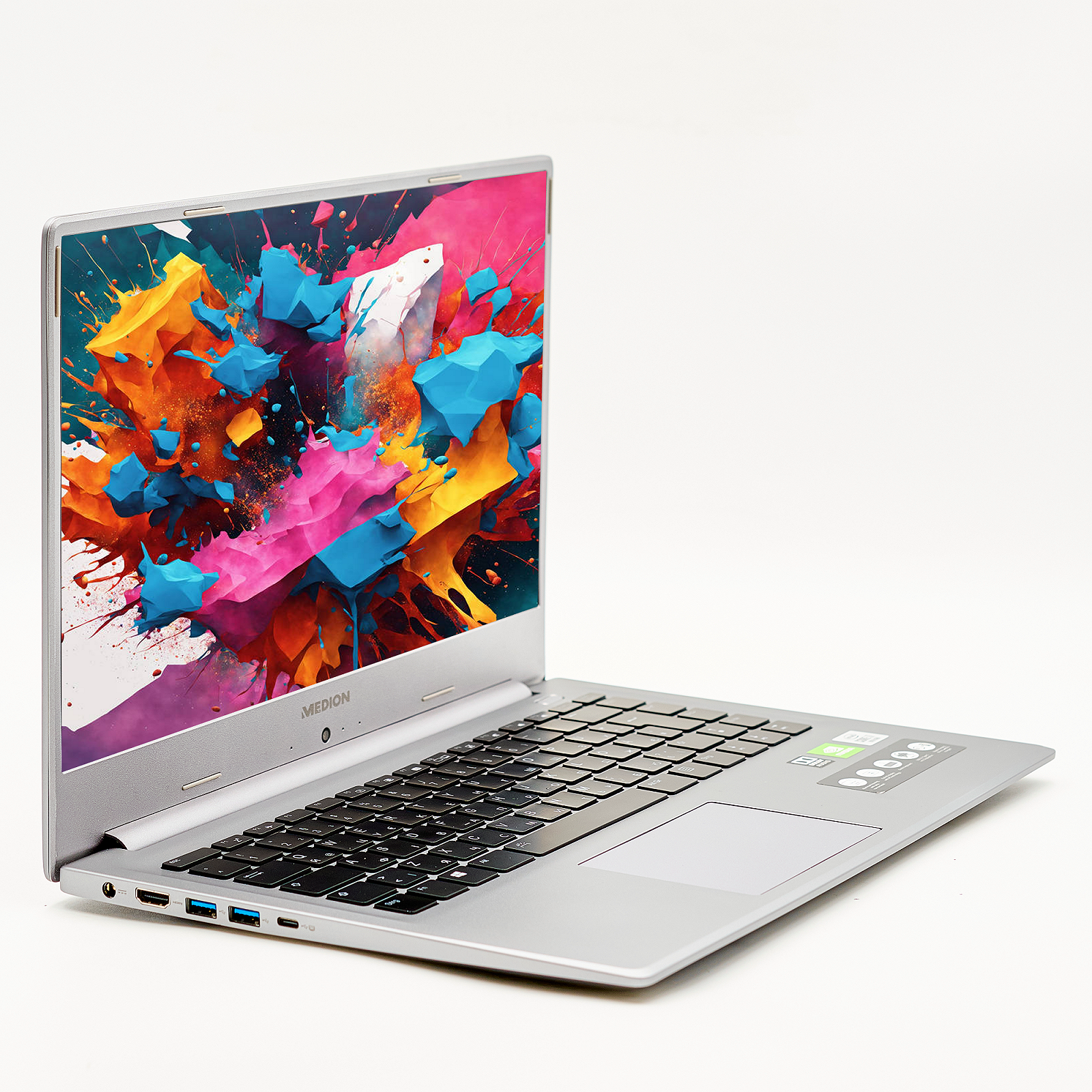 Ноутбук Medion Akoya S15447 Intel Core i7-10510U 16 ГБ ОЗУ 512 ГБ SSD Nvidia GeForce Металлический корпус, фото №3