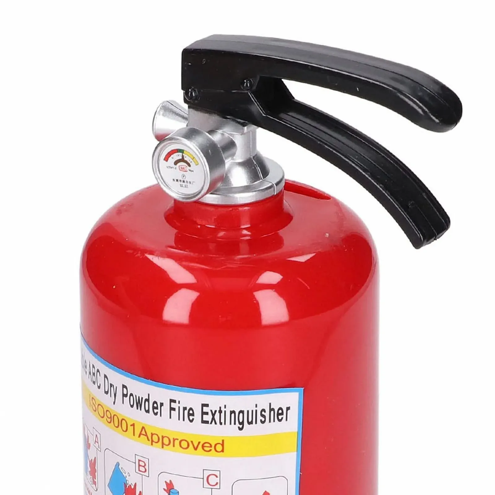 Копилка в форме огнетушителя большой емкости пластик и алюминий, фото №5