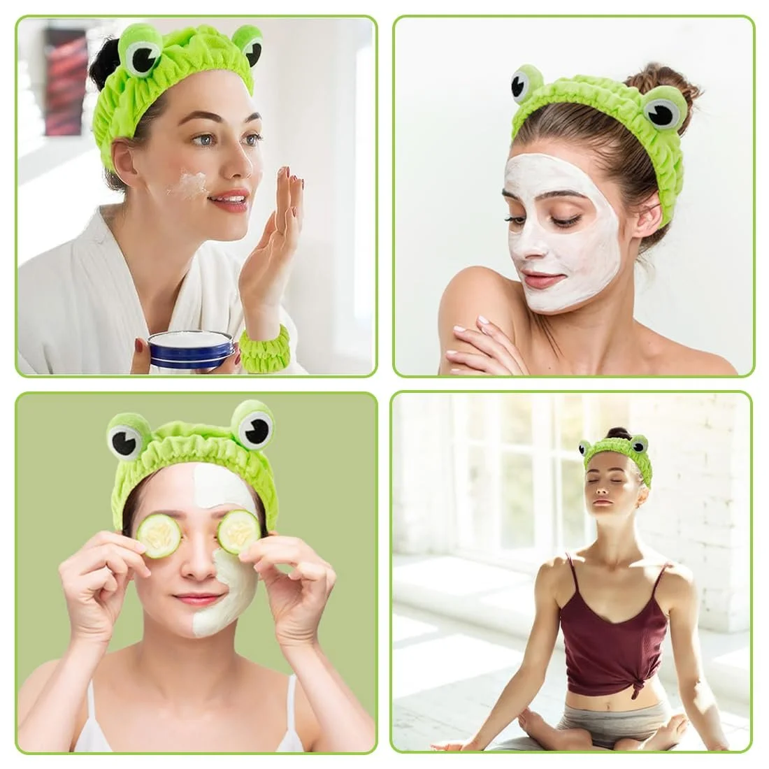 Пов'язка для волосся Еластична для миття обличчя та зап'ястя, фото №6