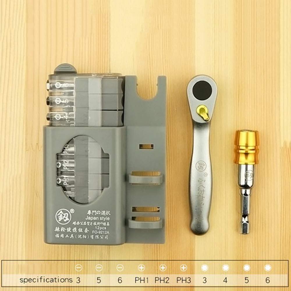 Набір викруток Mini 10 в 1 Torx Реверсивний Викрутка з плоскою, трикутною для окулярів, годинників, електроніки, телефону, фото №2