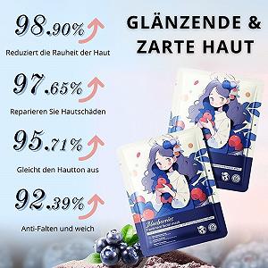 Тканевая маска Altherona Набор 10 шт. Увлажняющая маска для лица с фруктовыми растительными экстрактами, успокаивающие маски с центеллой, набор красоты для подростков, девушек и женщин, подарки для ухода за лицом synthetic.ua - Фото 1