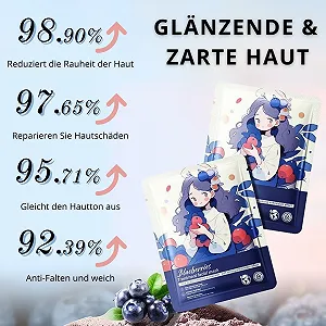 Тканевая маска Altherona Набор 10 шт. Увлажняющая маска для лица с фруктовыми растительными экстрактами, успокаивающие маски с центеллой, набор красоты для подростков, девушек и женщин, подарки для ухода за лицом synthetic.ua - Фото 1