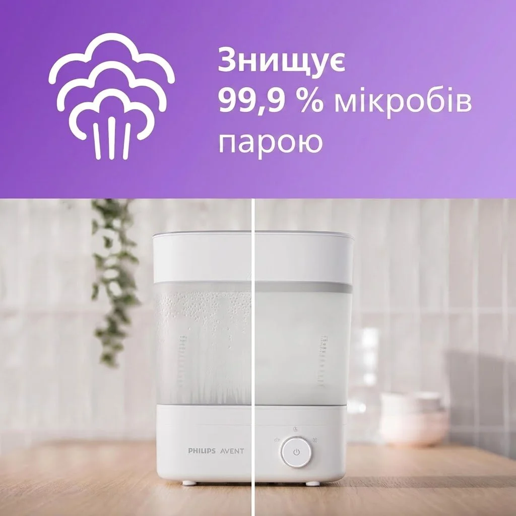Стерилізатор для пляшечок і сушарка 4-в-1 Philips Avent Premium SCF293/00 / Білий, фото №3