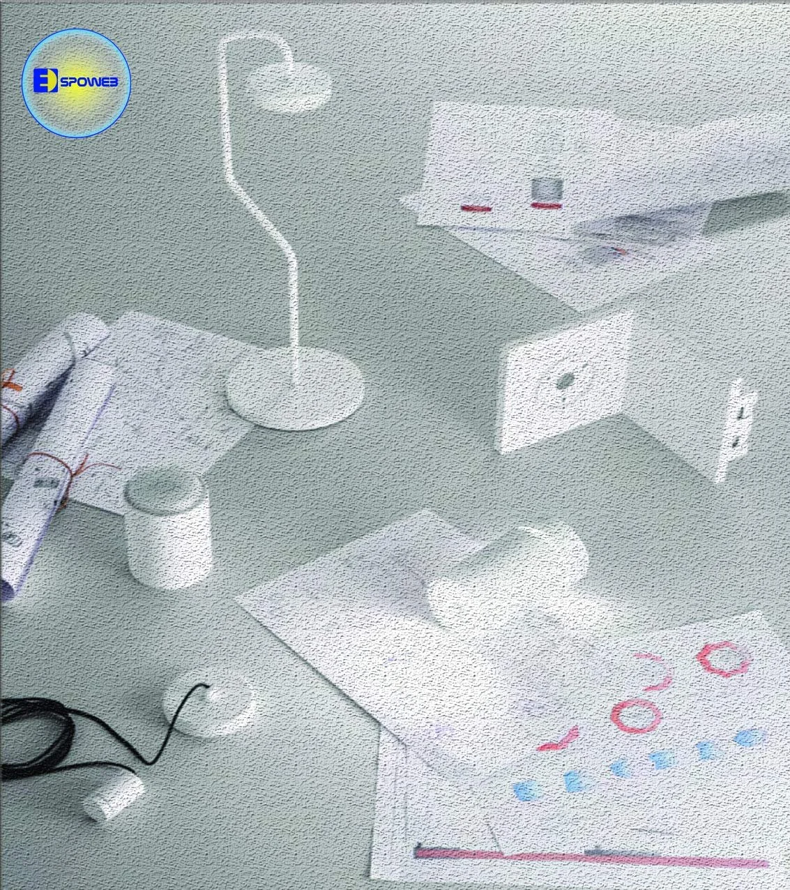 Настільна лампа EspoWeb LED магнітна USB біла, фото №2