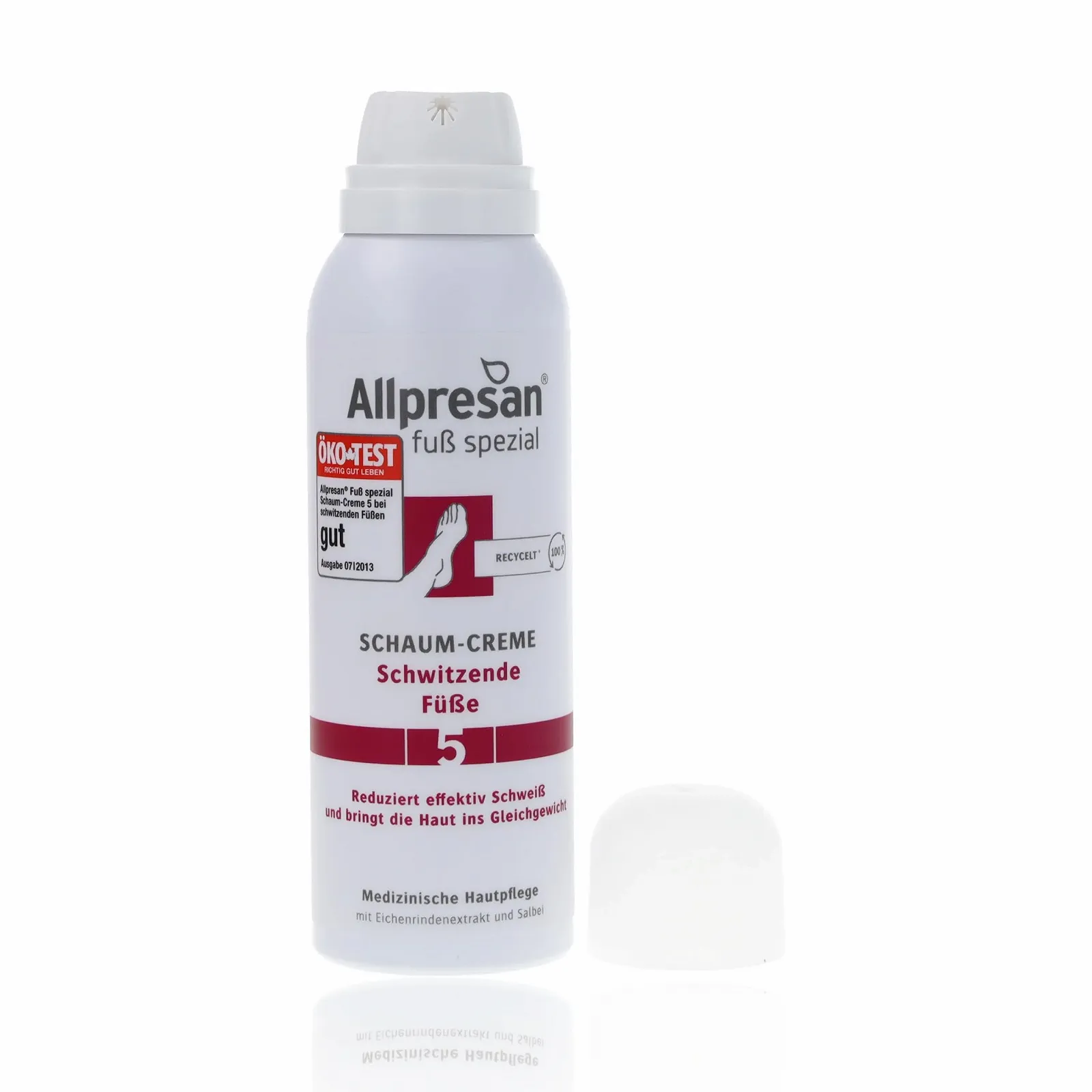 Крем-піна Allpresan Fuß Spezial No. 5 для стоп з надмірним потовиділенням 125 мл, фото №2