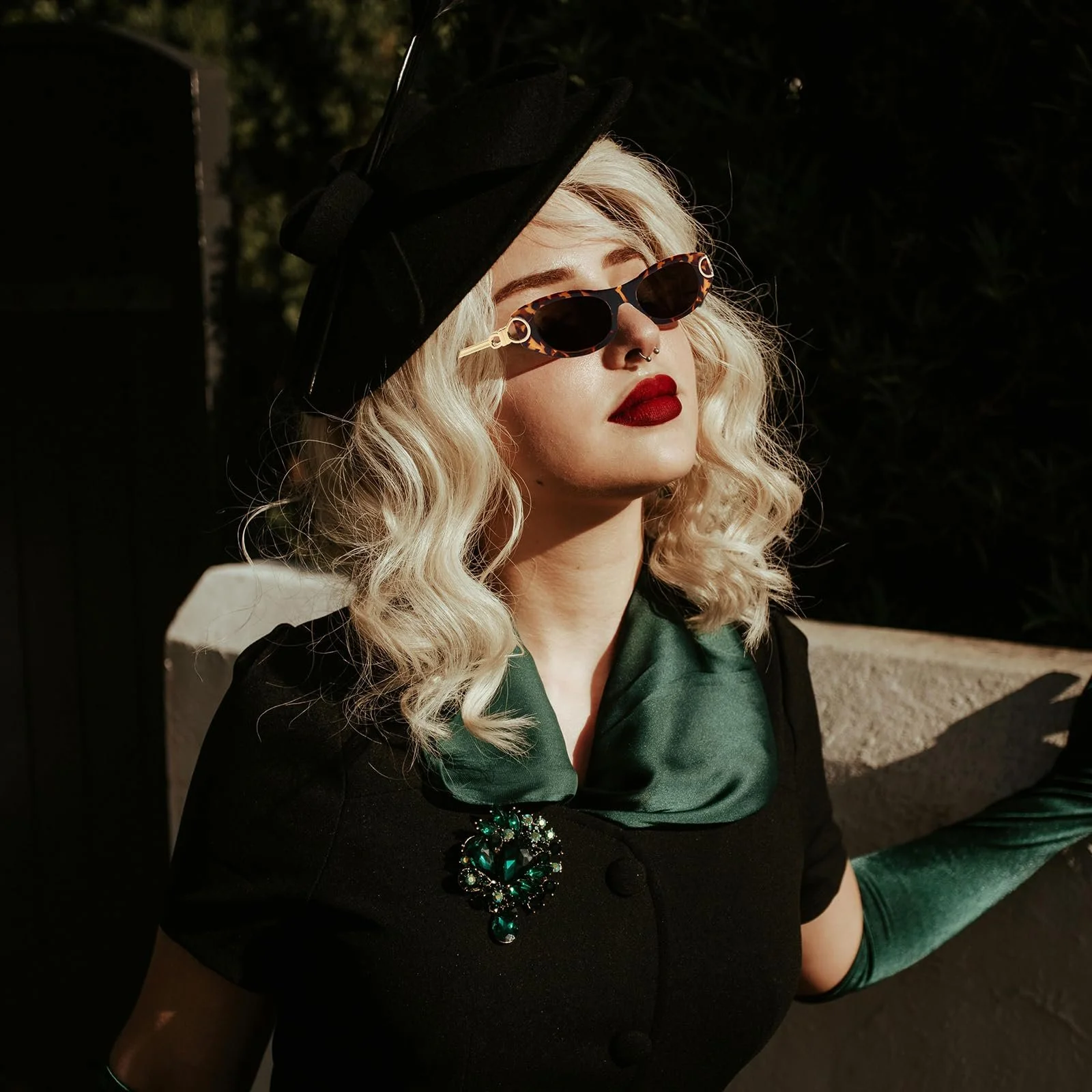 Сонцезахисні окуляри Овальні LJCZKA Ретро Жіночі Вінтажні 90-х, фото №2