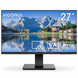 Монітор KOORUI 27 дюймів 75Hz VA 1080P 5ms Чорний - Фото 1