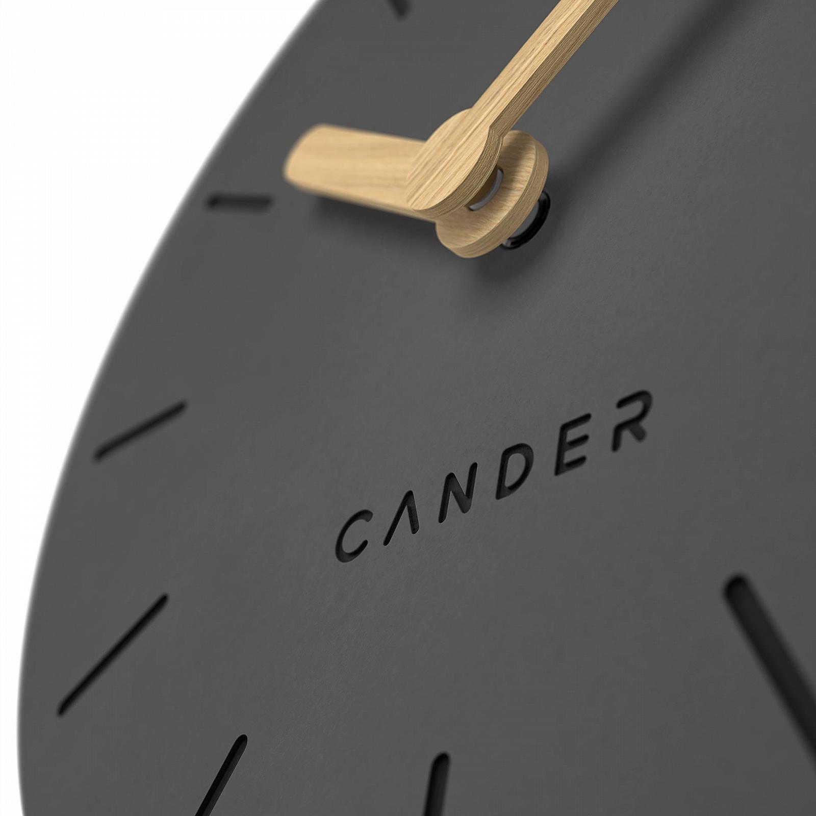 Настільний годинник Cander Berlin MNU 2615 G Сірий 15 см, фото №6