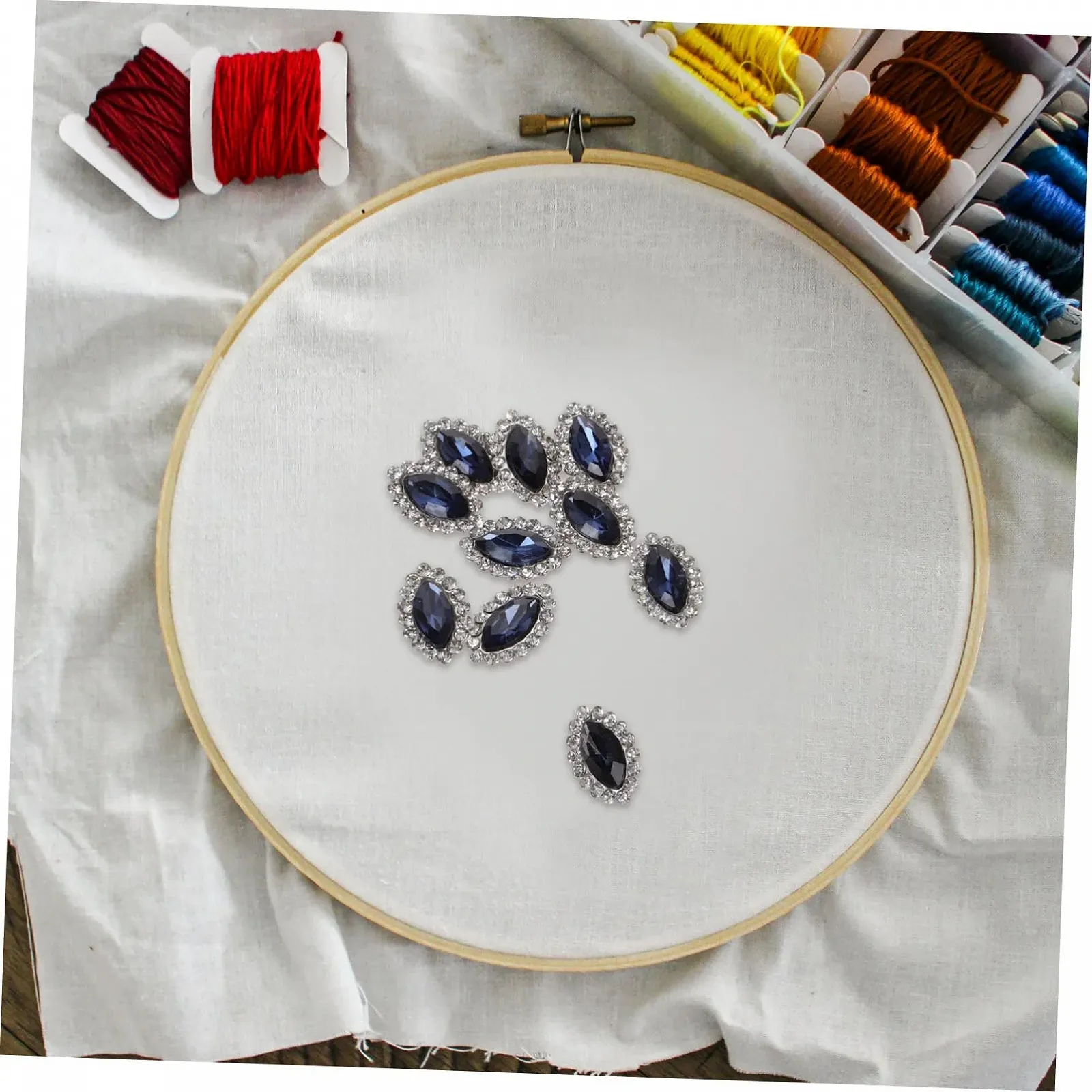 Украшения для ногтей LIFKOME, 10 шт, кристаллы, стеклянные стразы, фото №4