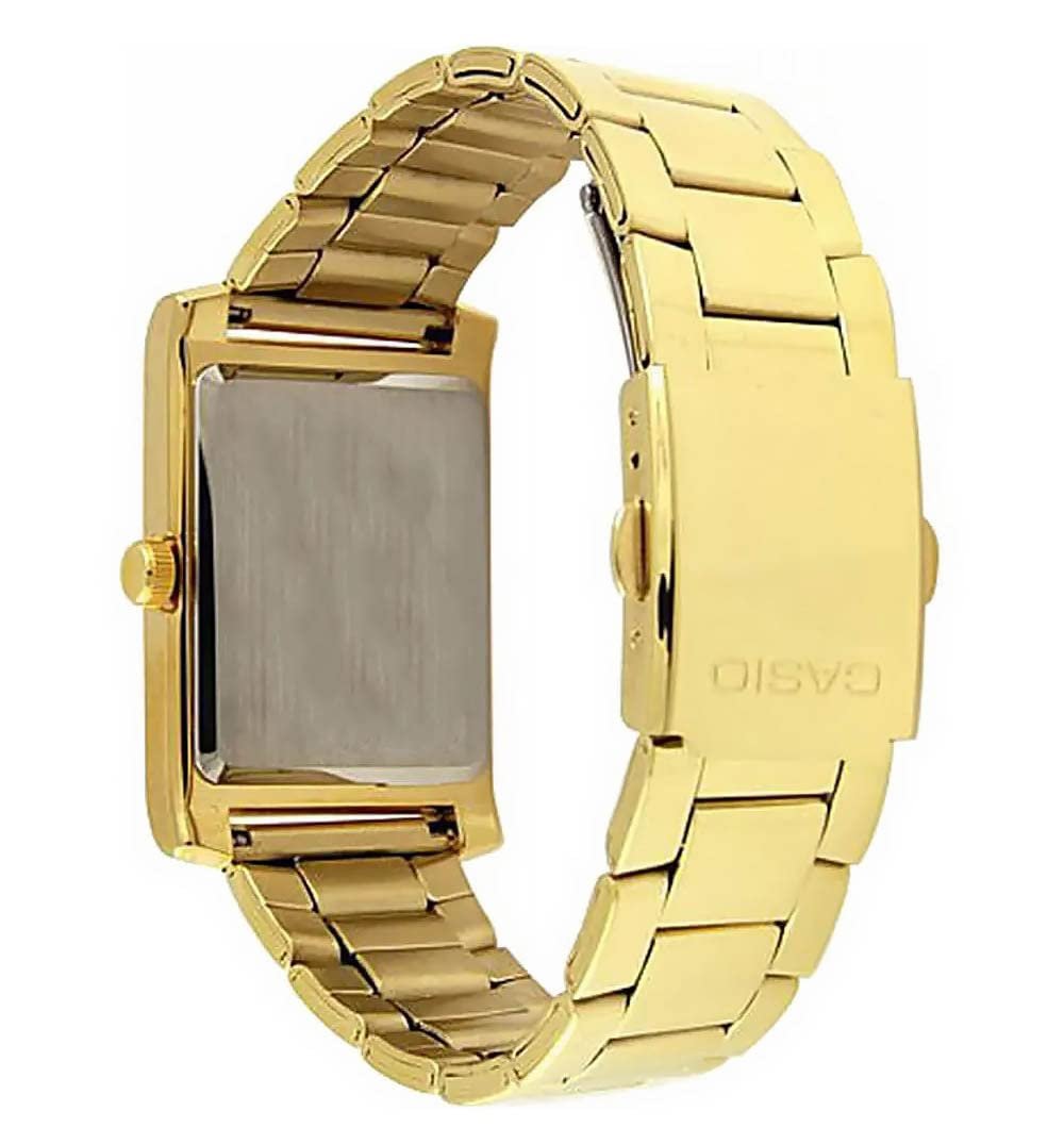 Годинник жіночий аналоговий кварцовий Casio LTP 1234PG 7A, нержавіюча сталь, золото/білий, браслет, фото №2 Годинник жіночий аналоговий кварцовий Casio LTP 1234PG 7A, нержавіюча сталь, золото/білий, браслет, фото №2