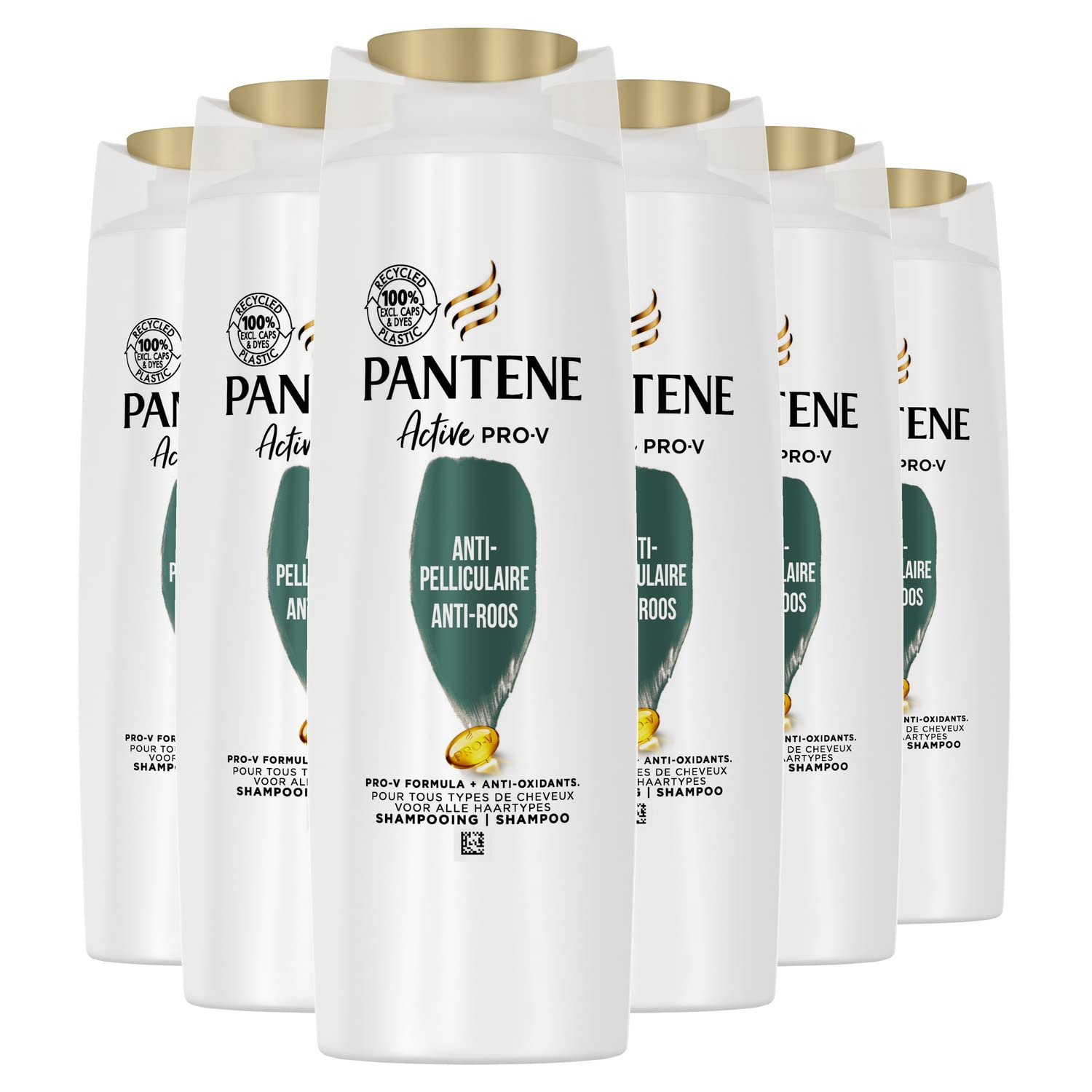 Шампунь Pantene Pro-V Pro-V + Антиоксиданты Против перхоти для всех типов волос 6 x 225 мл, фото №1 Шампунь Pantene Pro-V Pro-V + Антиоксиданты Против перхоти для всех типов волос 6 x 225 мл, фото №1