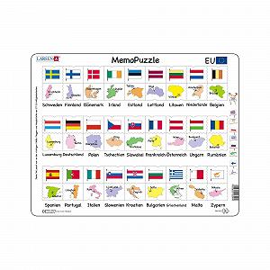 Пазл Larsen MemoPuzzle EU 54 деталі - Фото 1