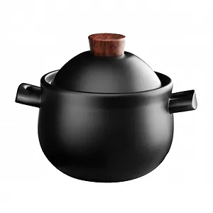 Каструля для запікання термостійка для супів та рагу для газових та індукційних плит міцна - Фото 1