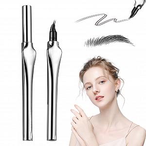 Олівець для брів 15° Curve Водостійкий Magic 3D 15° Curve Grey Black - Фото 1