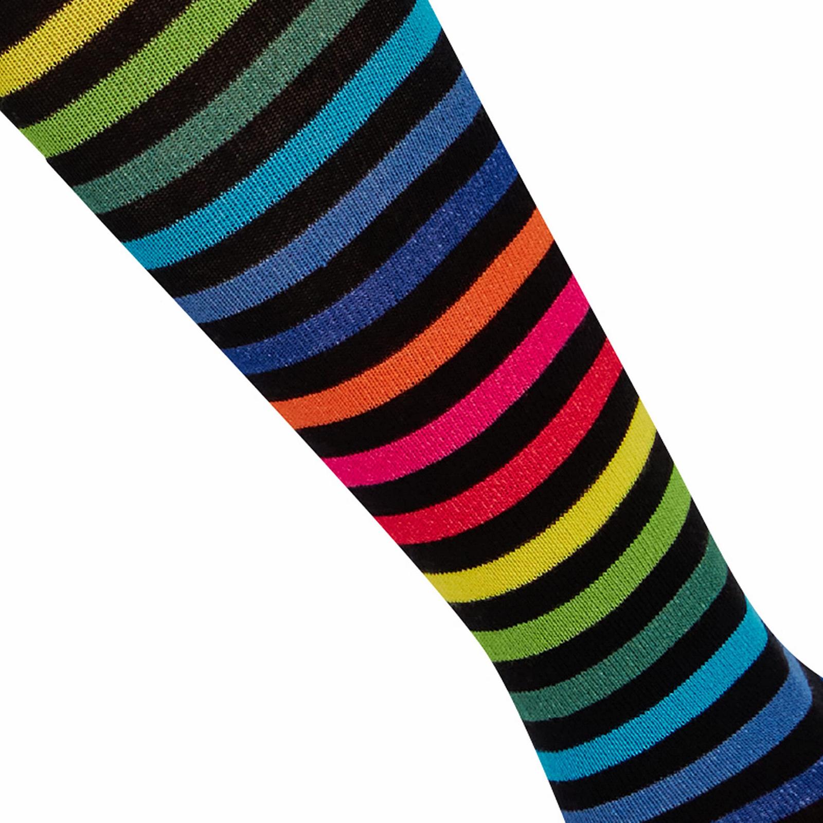 Гольфи Mysocks Смужки New Dark Rainbow Thin, фото №4