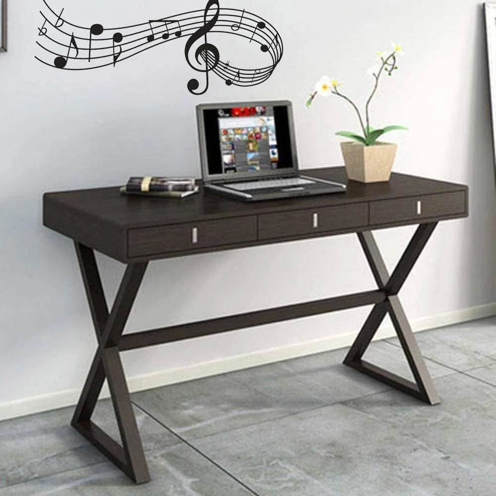 Наклейка на стіну Z6B7 Music Notes Melody 24 x 58 см, фото №6