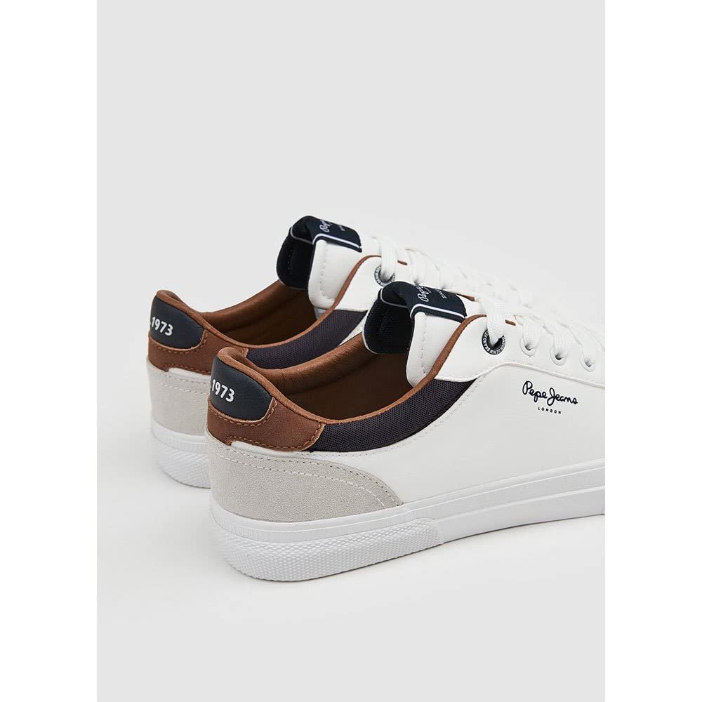 Кросівки Pepe Jeans Court De Kenton Navy Шкіряні, фото №6