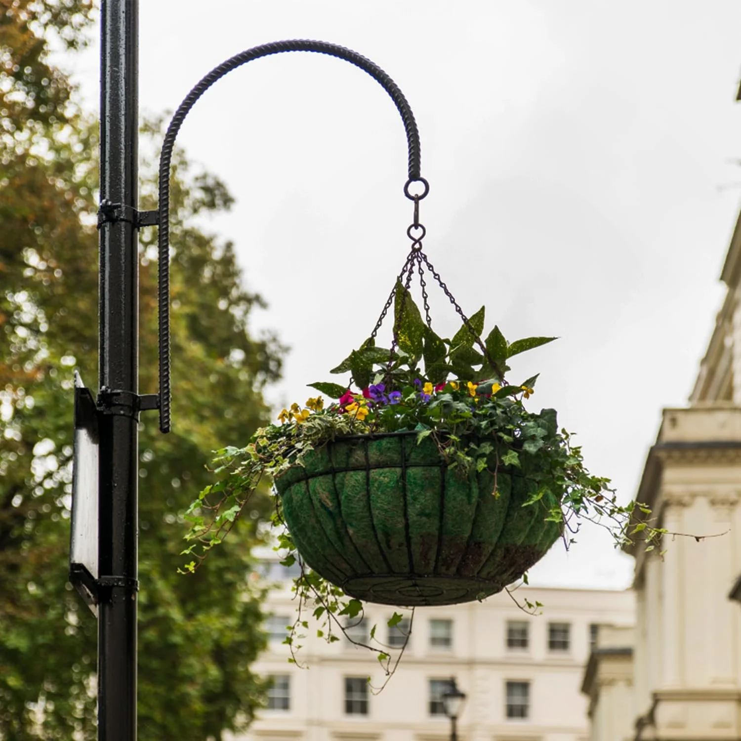 Подвесная цепь 6 штук 40 см с S-образным крючком Черная, фото №4