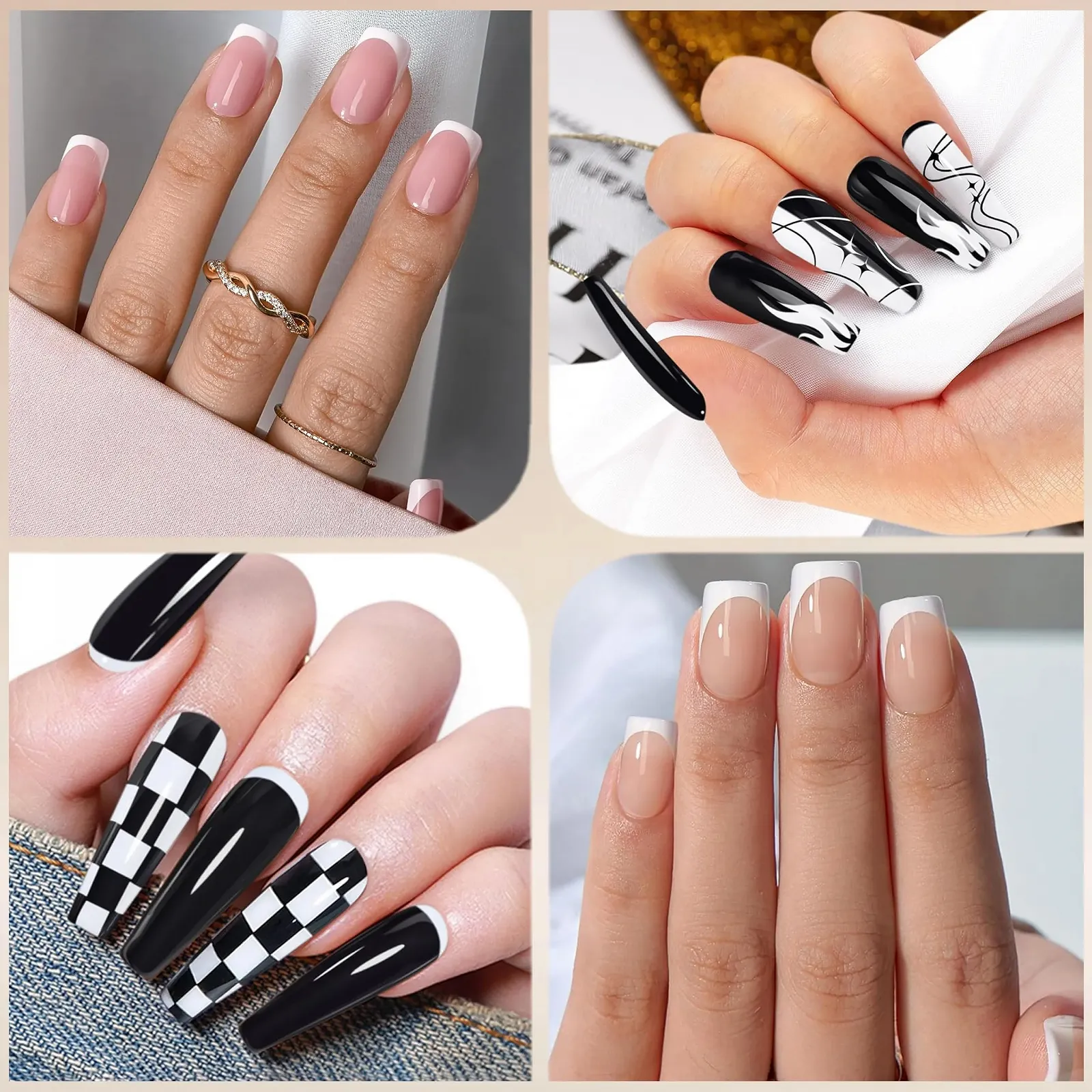 Гель-лак Painted, 2 цвета, белый, 8 мл (2 шт.), фото №8