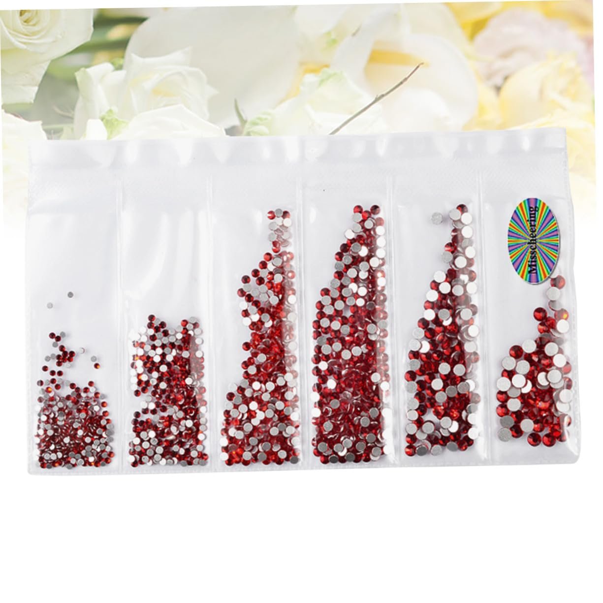 Стрази Червоний OUNONA 1364 шт., фото №7