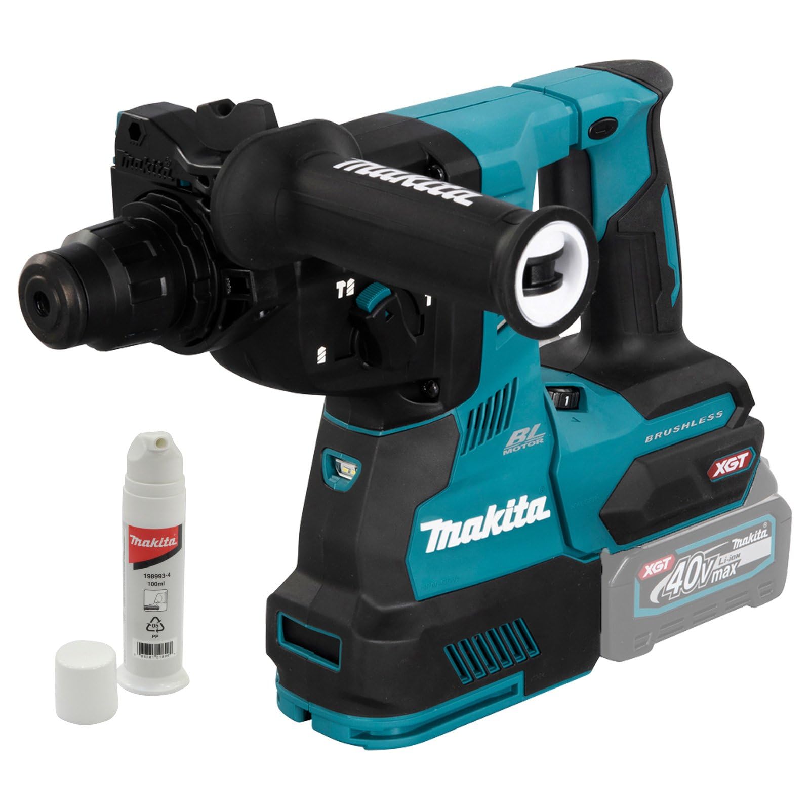 Комбінаційний перфоратор Makita HR003GZ SDS-PLUS 40 В Max. (без акумулятора, без зарядного пристрою), фото №1 Комбінаційний перфоратор Makita HR003GZ SDS-PLUS 40 В Max. (без акумулятора, без зарядного пристрою), фото №1