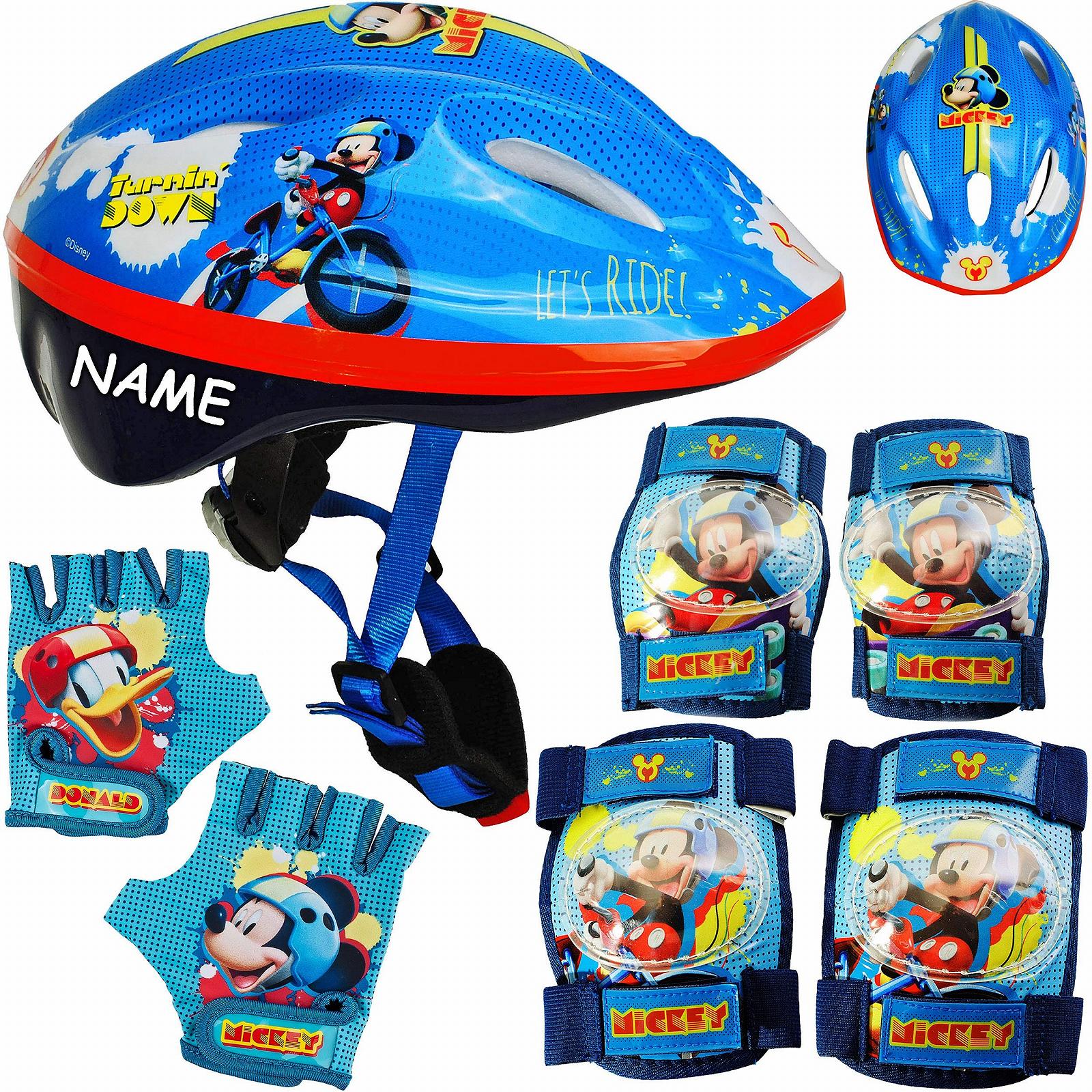 Комплект: Детский Шлем Safety Set Disney Mickey Mouse, размер 52-56, фото №1
