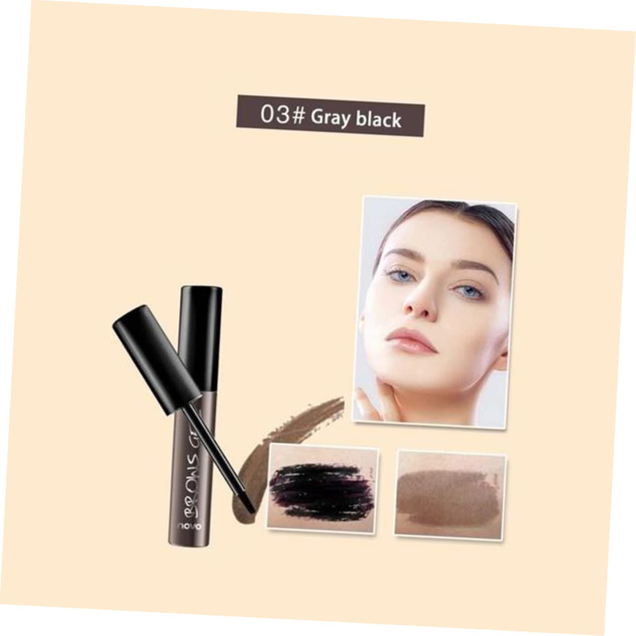 Гель для бровей minkissy Eyebrow Pack of 3, фото №2