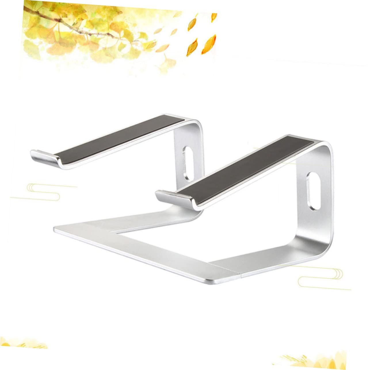 Підставка для ноутбука алюмінієва з вентиляцією портативна для охолодження для дому офісу подорожей і кафе, фото №5