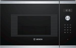 Мікрохвильова піч Bosch Series 6 BEL524MS0 вбудована 20 л 800 Вт Нержавіюча сталь - Фото 1