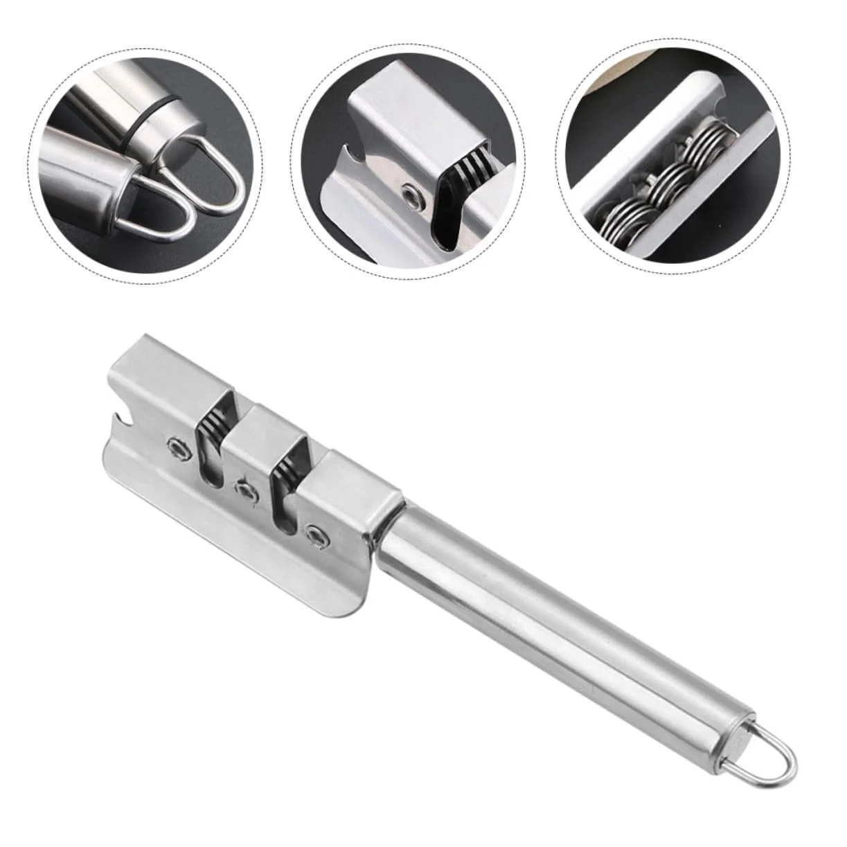 Точило для ножів VILLCASE з нержавіючої сталі компактне із закругленими краями, фото №3