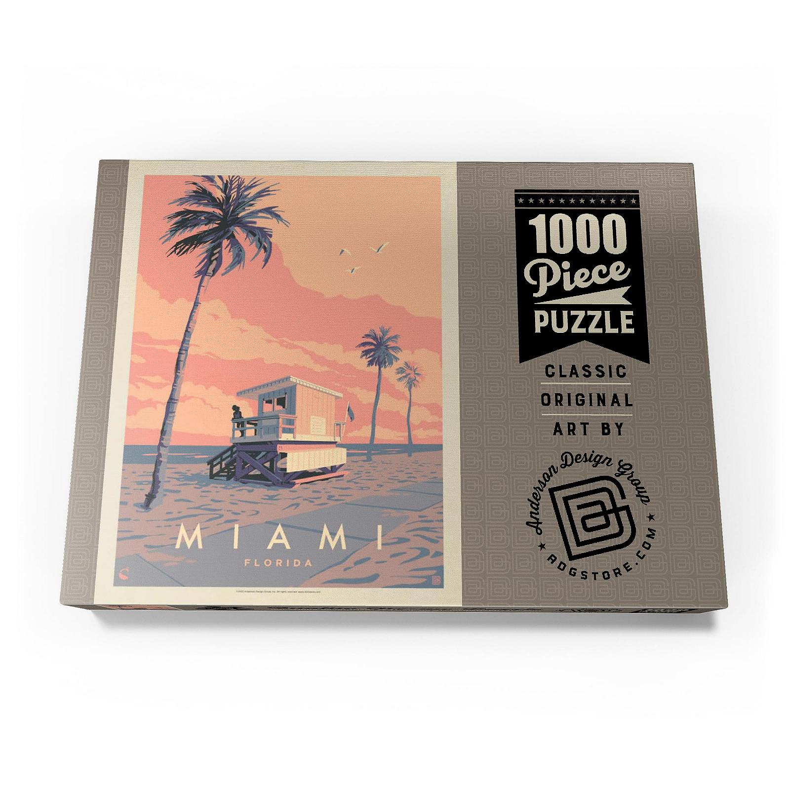 Пазл MyPuzzle Special Collection Miami, FL: Lifeguard Tower, Vintage Poster 1000 элементов, фото №3 Пазл MyPuzzle Special Collection Miami, FL: Lifeguard Tower, Vintage Poster 1000 элементов, фото №3