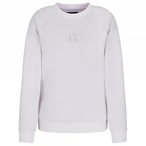 Женский Свитшот Armani Exchange Icon Project Shiny Logo с круглым вырезом - Фото 1