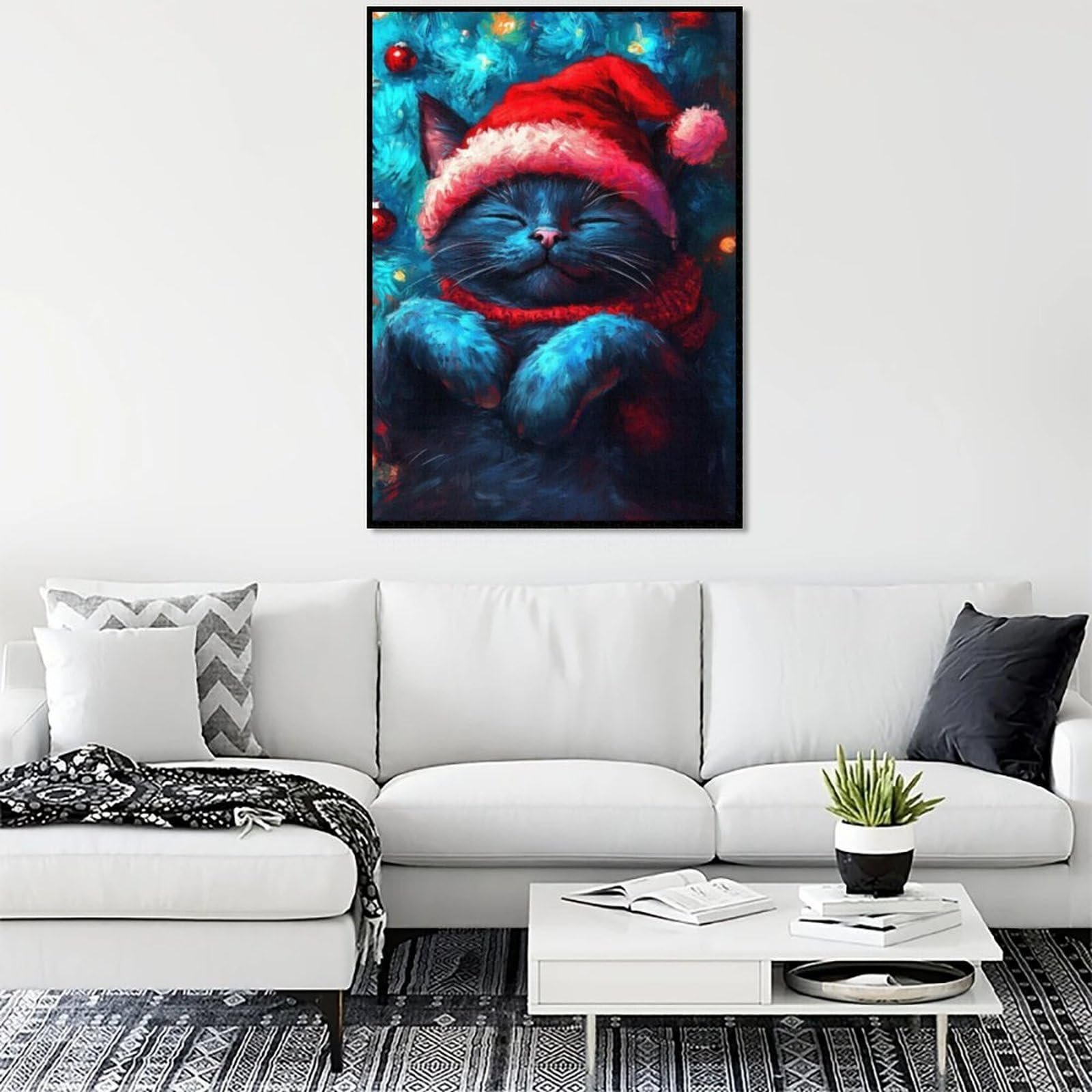 Пазл Weihnachtskatze 1000 деталей (26x38 см), фото №4