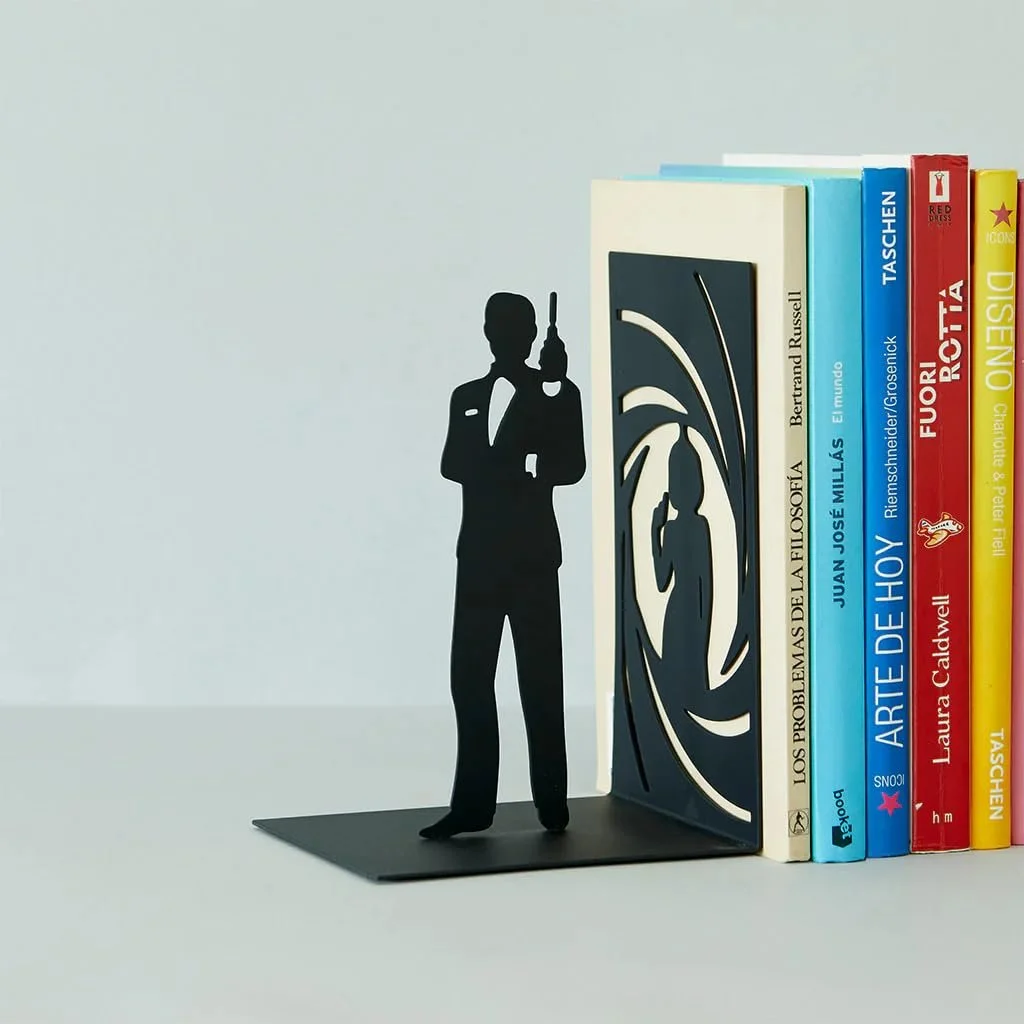 Держатель для книг balvi Secret Agent Металл Черный, фото №3