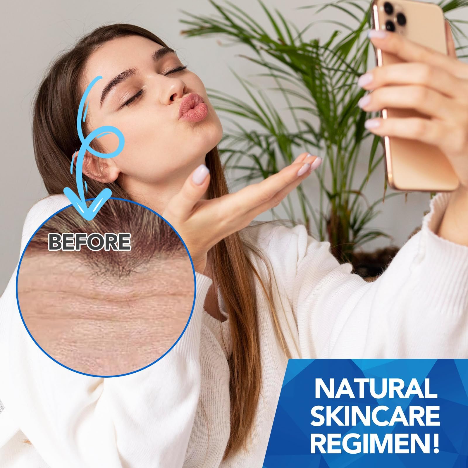 Патчі для обличчя проти зморшок на лобі - 16 шт. з алое вера, гіалуроновою кислотою та колагеном, фото №7