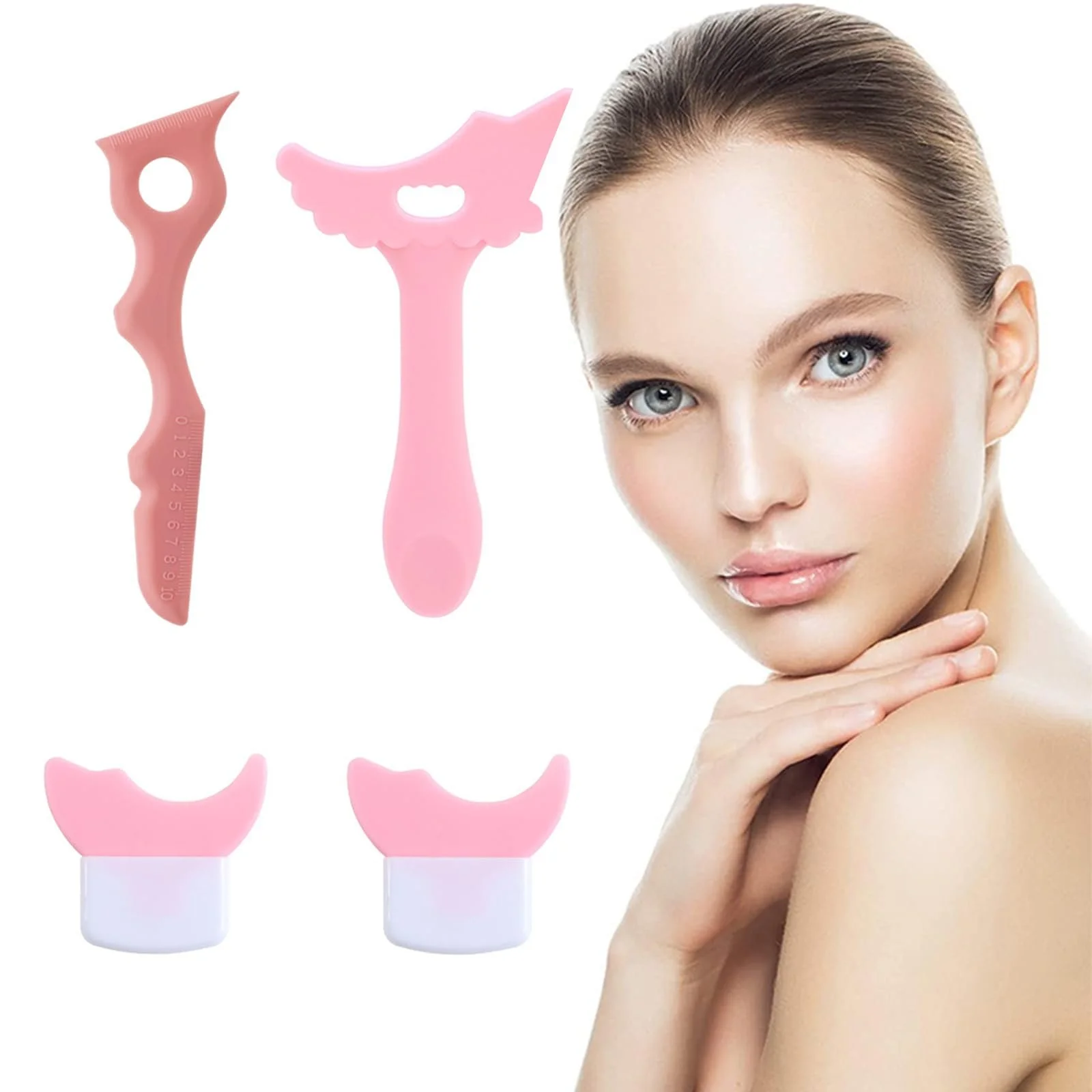 Набор Силиконовые Трафареты для Подводки для Глаз Многоразовые, фото №6