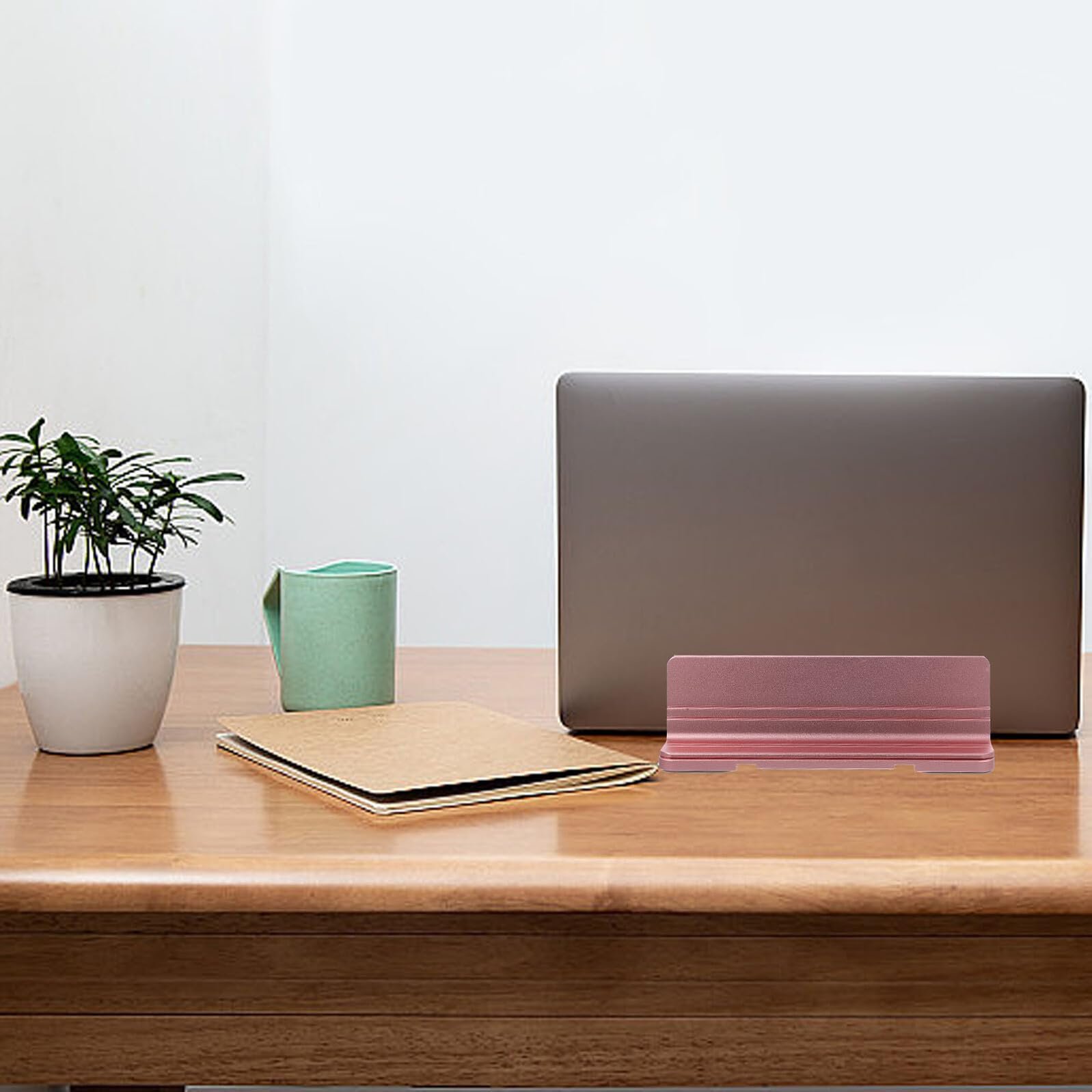 Вертикальная Подставка для Ноутбука Алюминиевая, Компактная и Прочная Подставка для Ноутбука для Стола, Компактный Дизайн, Прочная и Устойчивая к Царапинам, Подходит для MacBook Планшетов, фото №9