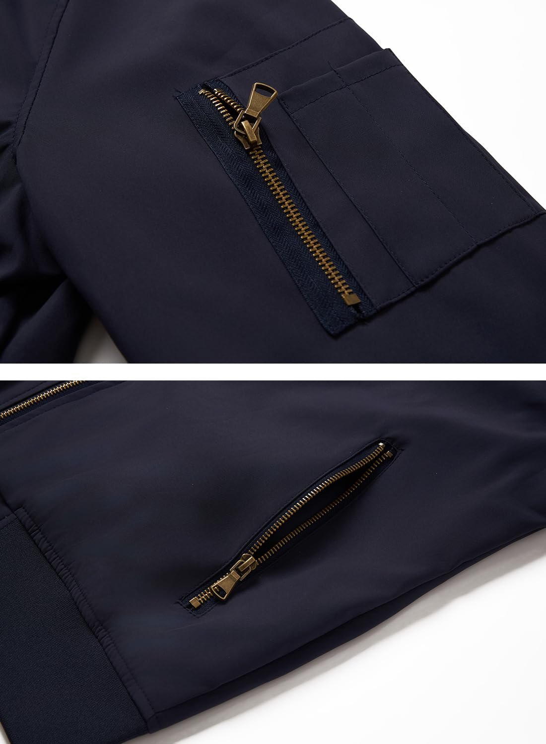 Куртка HOOD CREW Bomber Jacket мужская легкая тонкая повседневная ветровка с карманами на молнии, фото №5