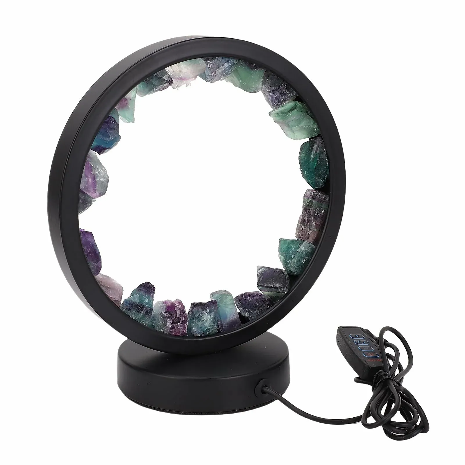 Настільна лампа з кристалів HEEPDD регульовані колірні режими унікальний дизайн, фото №9