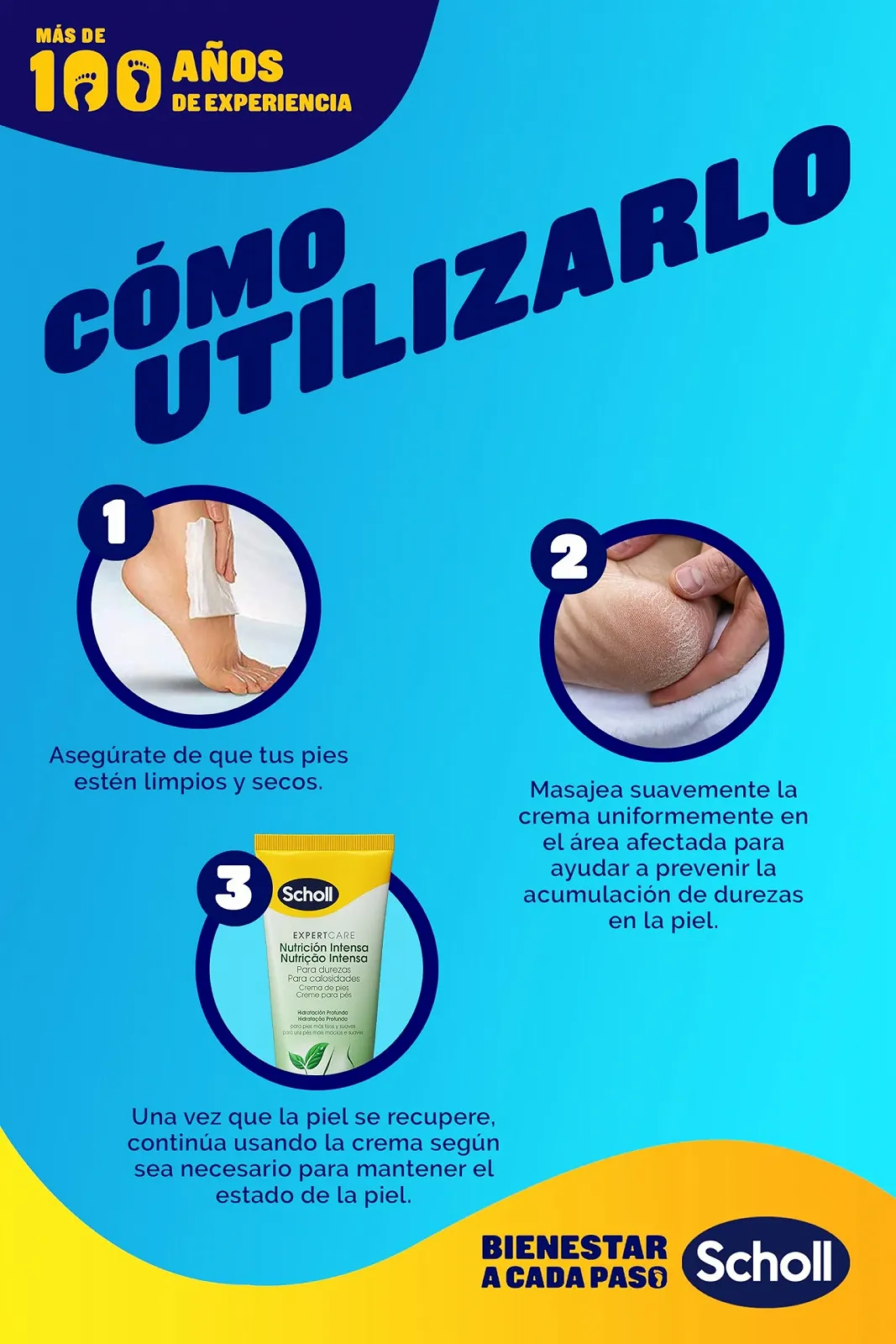 Крем для ног Dr. Scholl's ExpertCare Интенсивное питание от мозолей с аллантоином и провитамином B5 75 мл, фото №6