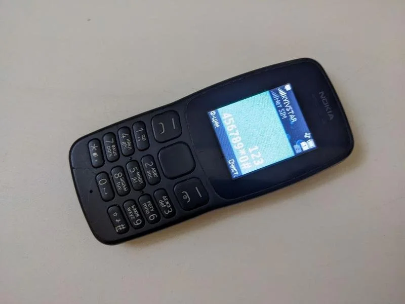 Мобильный кнопочный телефон Nokia 106 Ta1114 Черный, фото №5