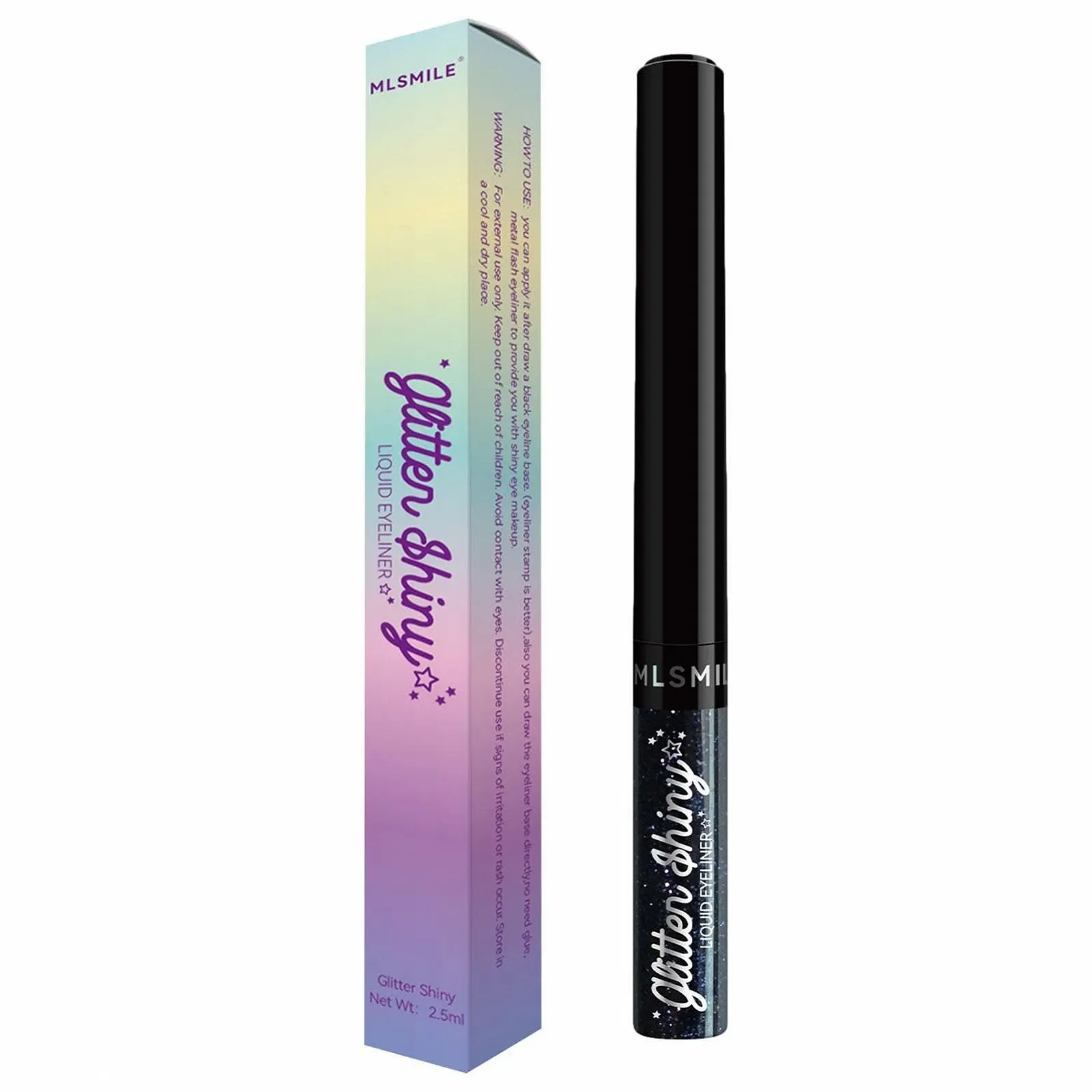 Подводка для глаз Блестящая Rosixehird Неоновая радужная, фото №5