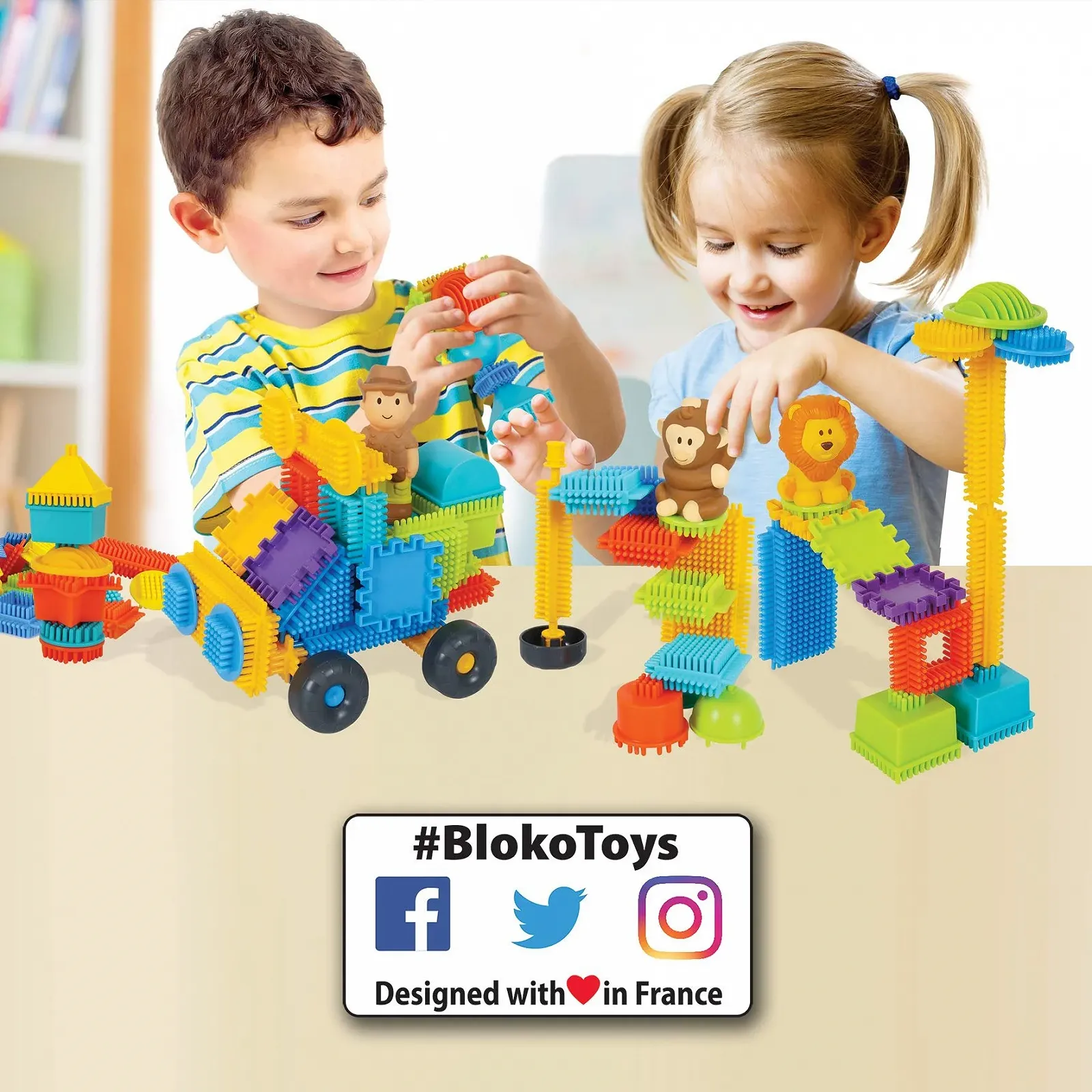 Конструктор BLOKO 100 Контейнер для хранения с 1 игровой пластиной Синий, фото №2 Конструктор BLOKO 100 Контейнер для хранения с 1 игровой пластиной Синий, фото №2