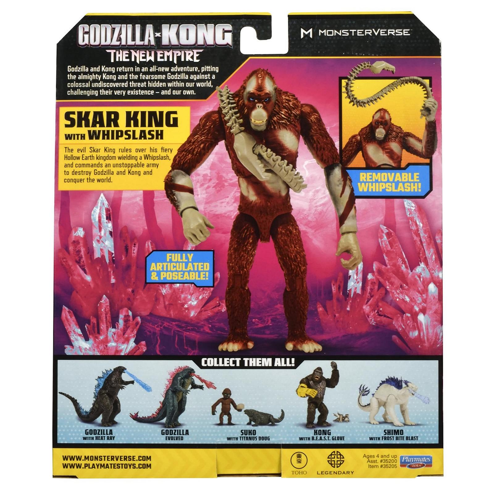 Фігурка Skar King Godzilla x Kong: The New Empire, 15,24 см, з кістяним батогом, фото №4