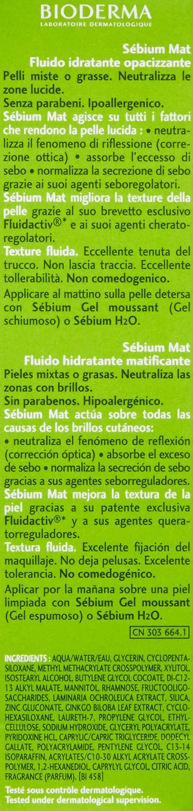 Матувальний крем-гель Bioderma Sebium 40 мл, фото №5 Матувальний крем-гель Bioderma Sebium 40 мл, фото №5