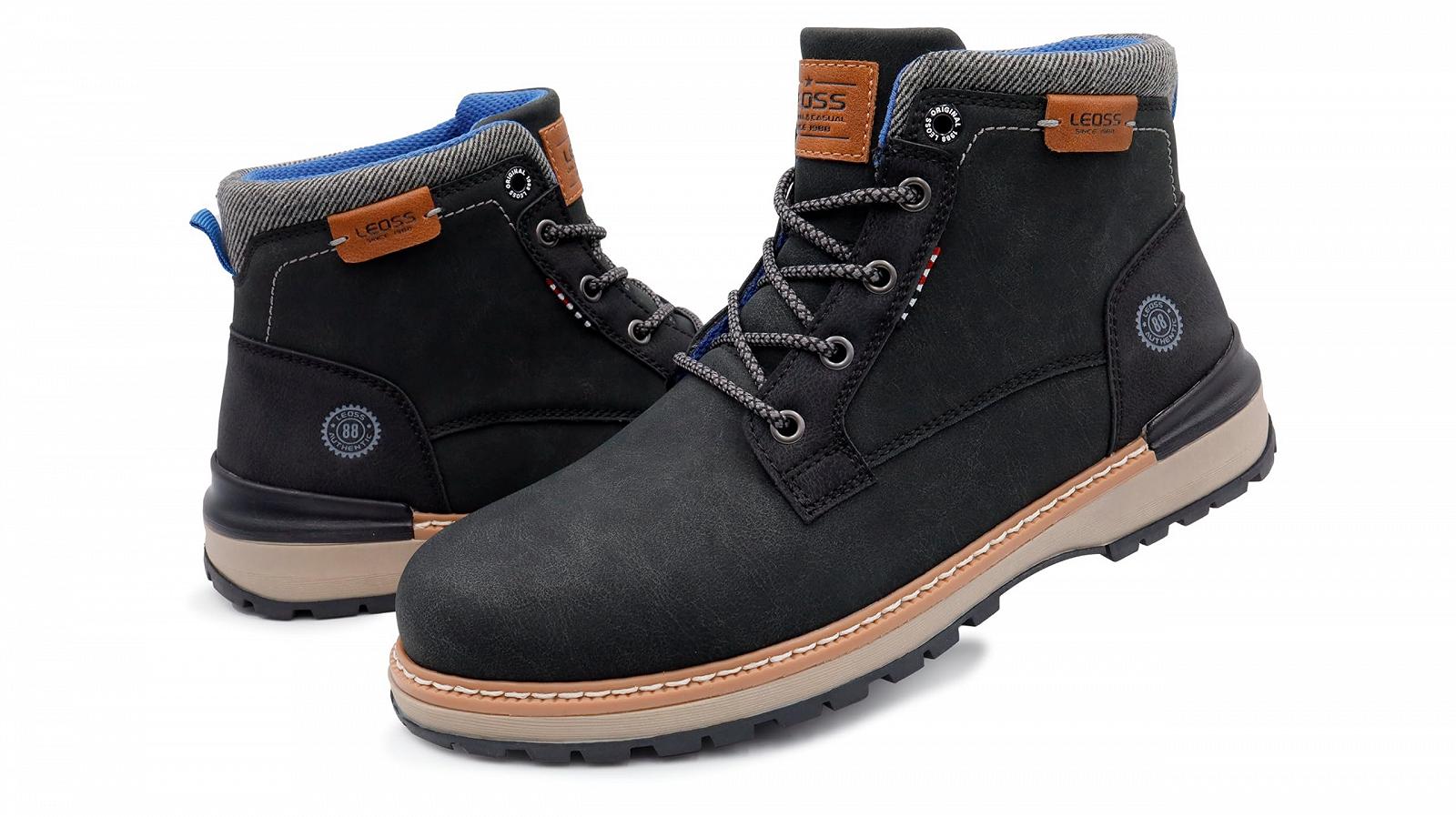 Мужские ботинки LEOSS Original Cosy Нескользящие Классические, фото №5