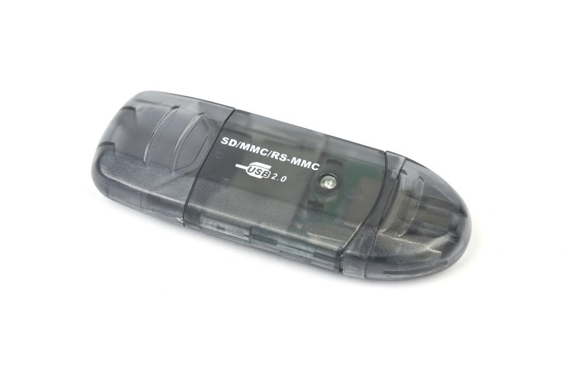 Зовнішній картрідер FD2-SD-1, USB 2.0, для SD MMC RS-MMC, фото №1
