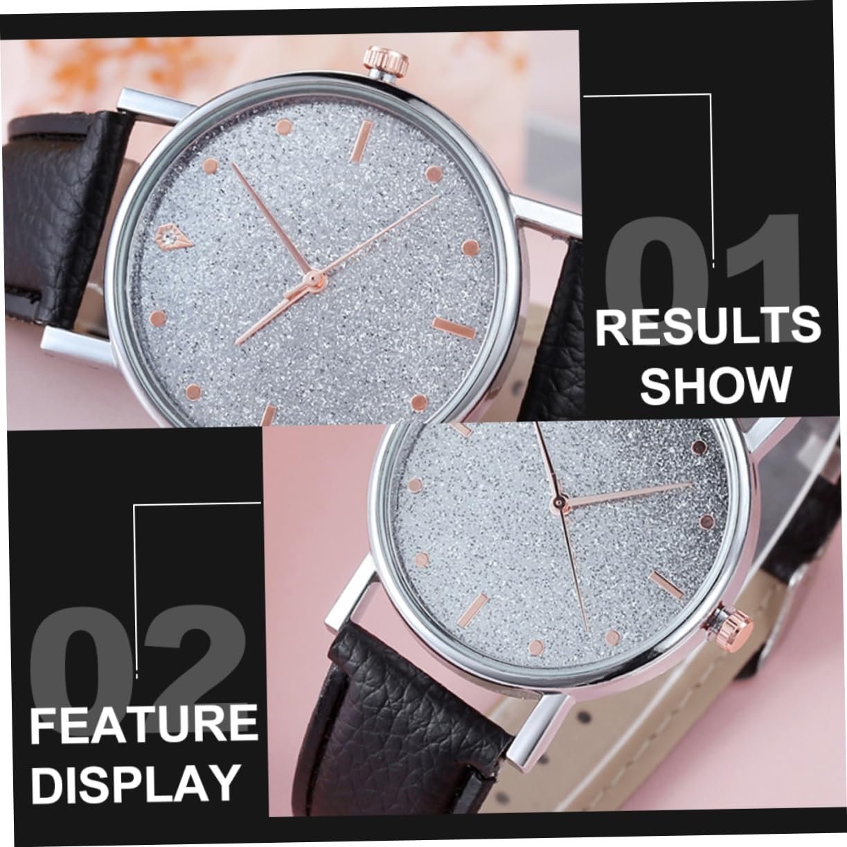 Часы женские PartyKindom Quartz с регулируемым ремешком, фото №6